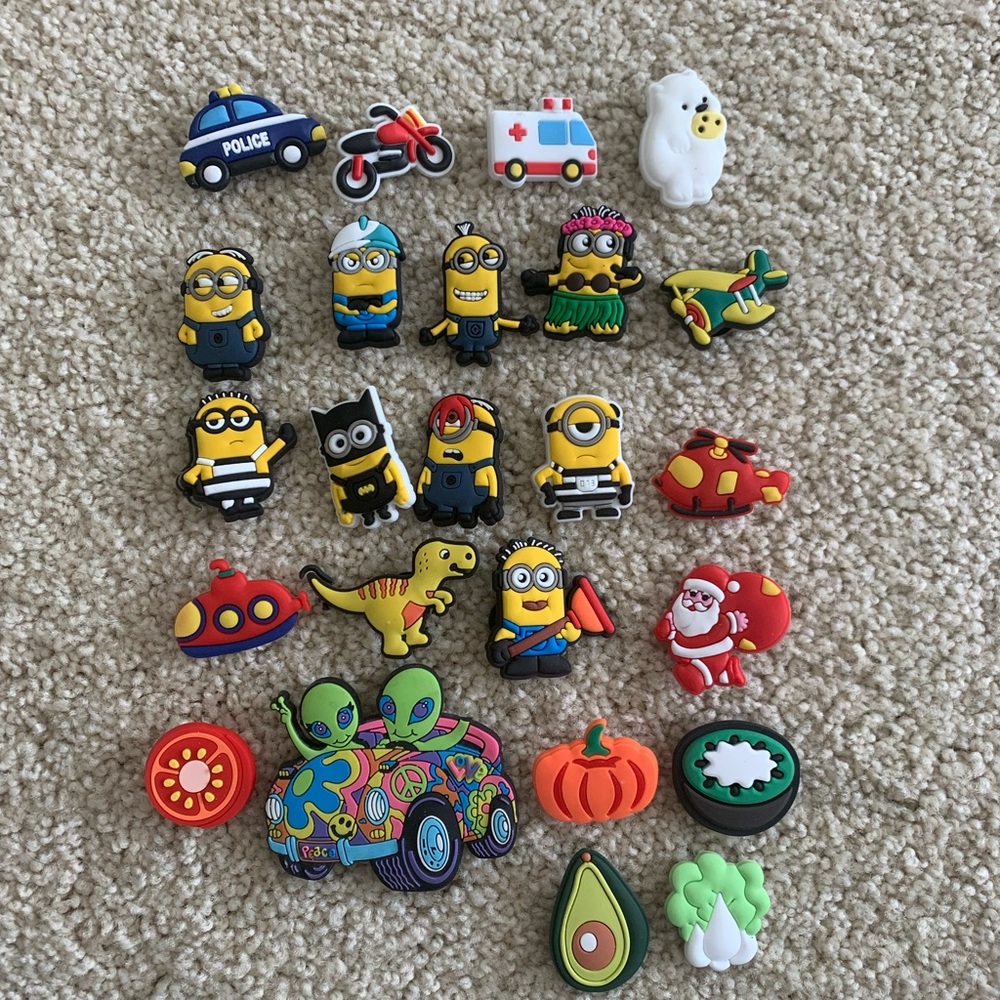 Minion and Friends Kids Jibbitz for Crocs Multicolor